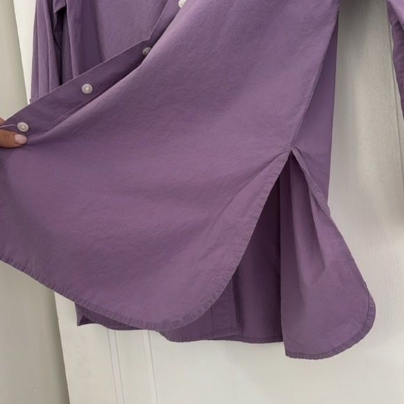 Madewell Women's Purple Shirt - Picture 5 of 7